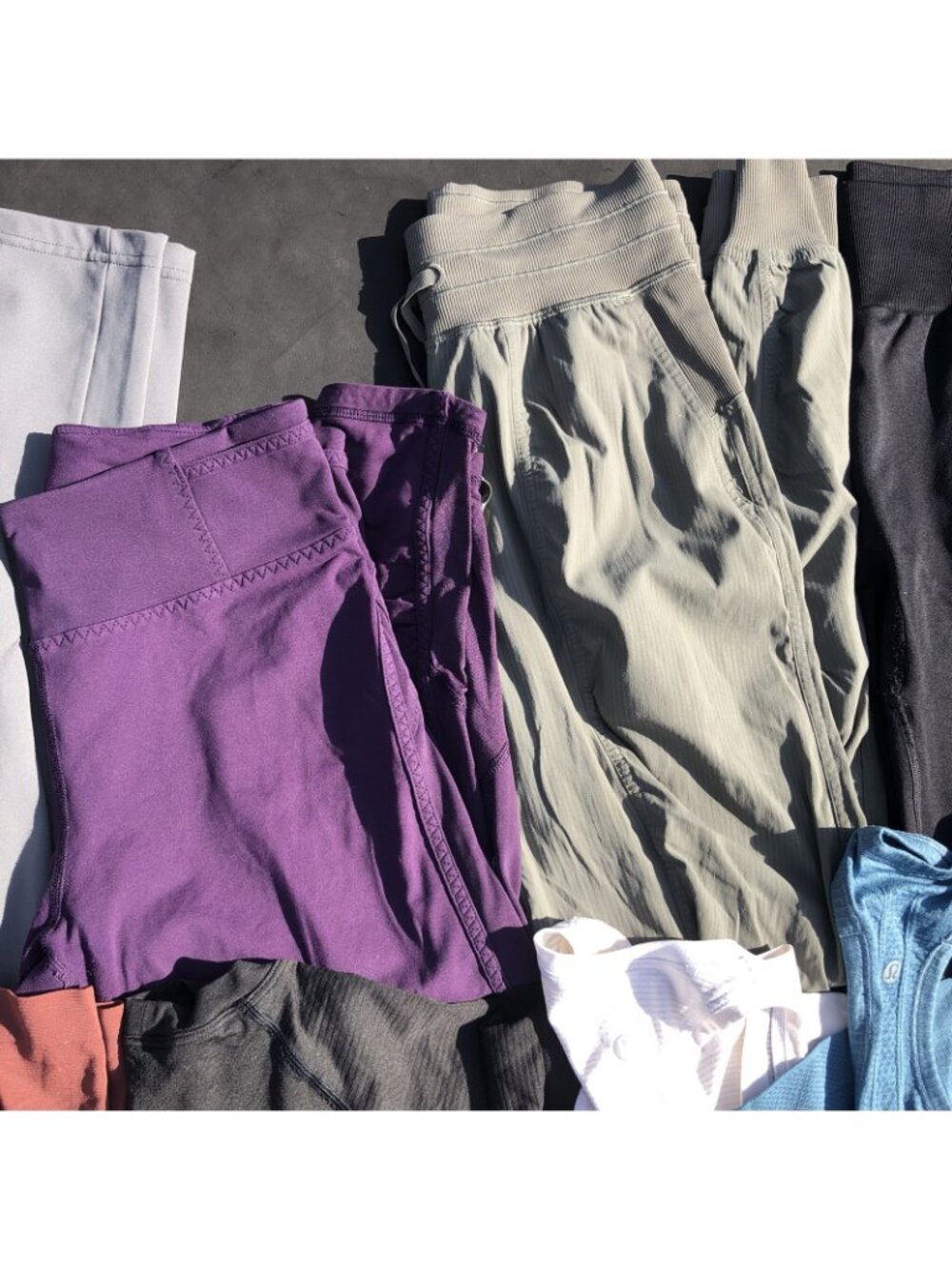 Lululemon & Gymshark Athletic Leggings Tops Sports Bra Mixed Sizes LOT OF 12 - Picture 3 of 11